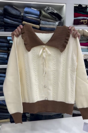 Women's Knitted Long Sleeve Casual Sweater