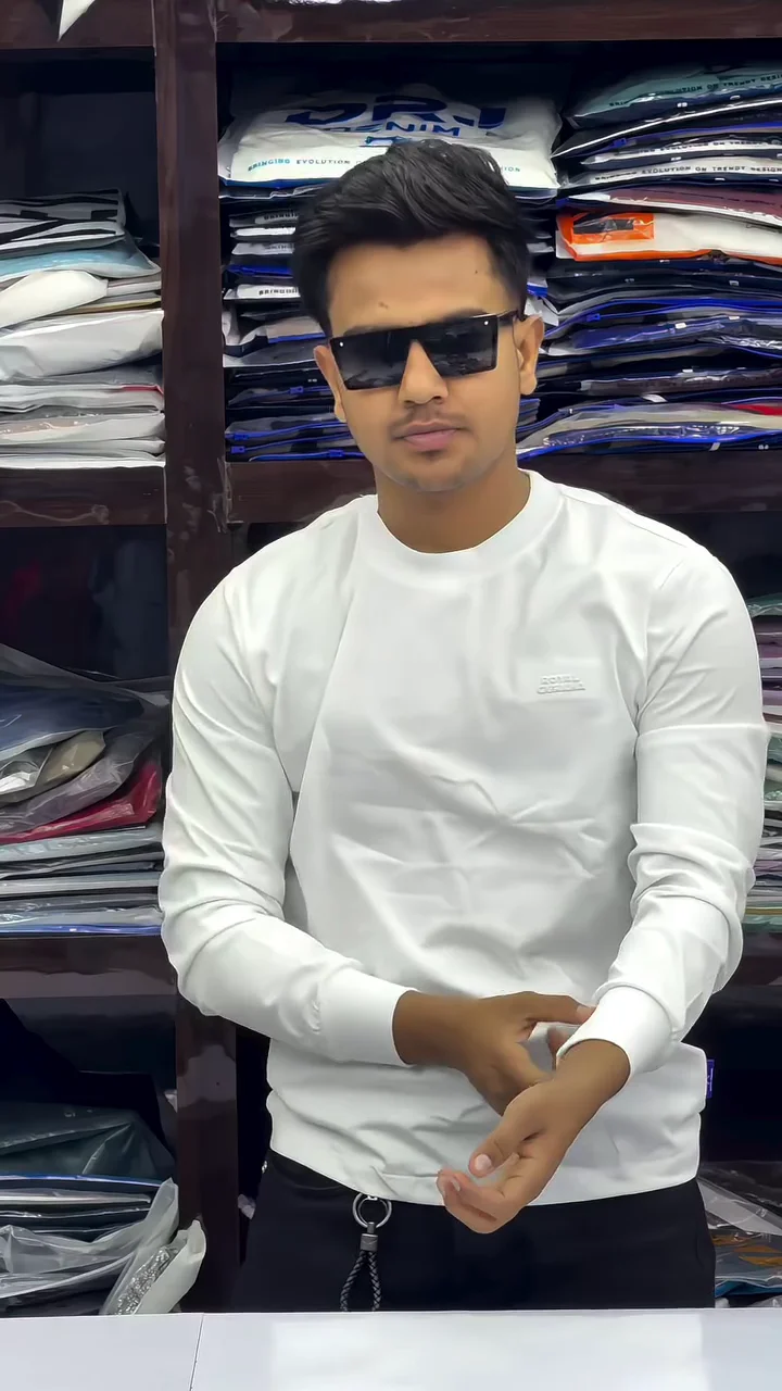 Logo Embossed Slim Fit Crew-Neck T-Shirt | XXL - Image 3